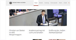 Desktop Screenshot of christian-stetten.de